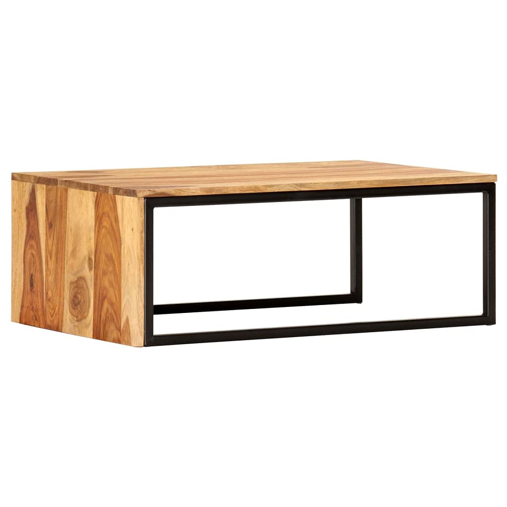 2 pcs Square Wood Nesting Tables K76816