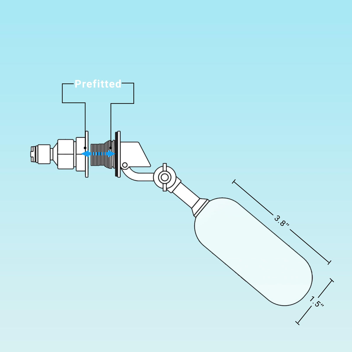 RO/DI Float Valve Kit W795