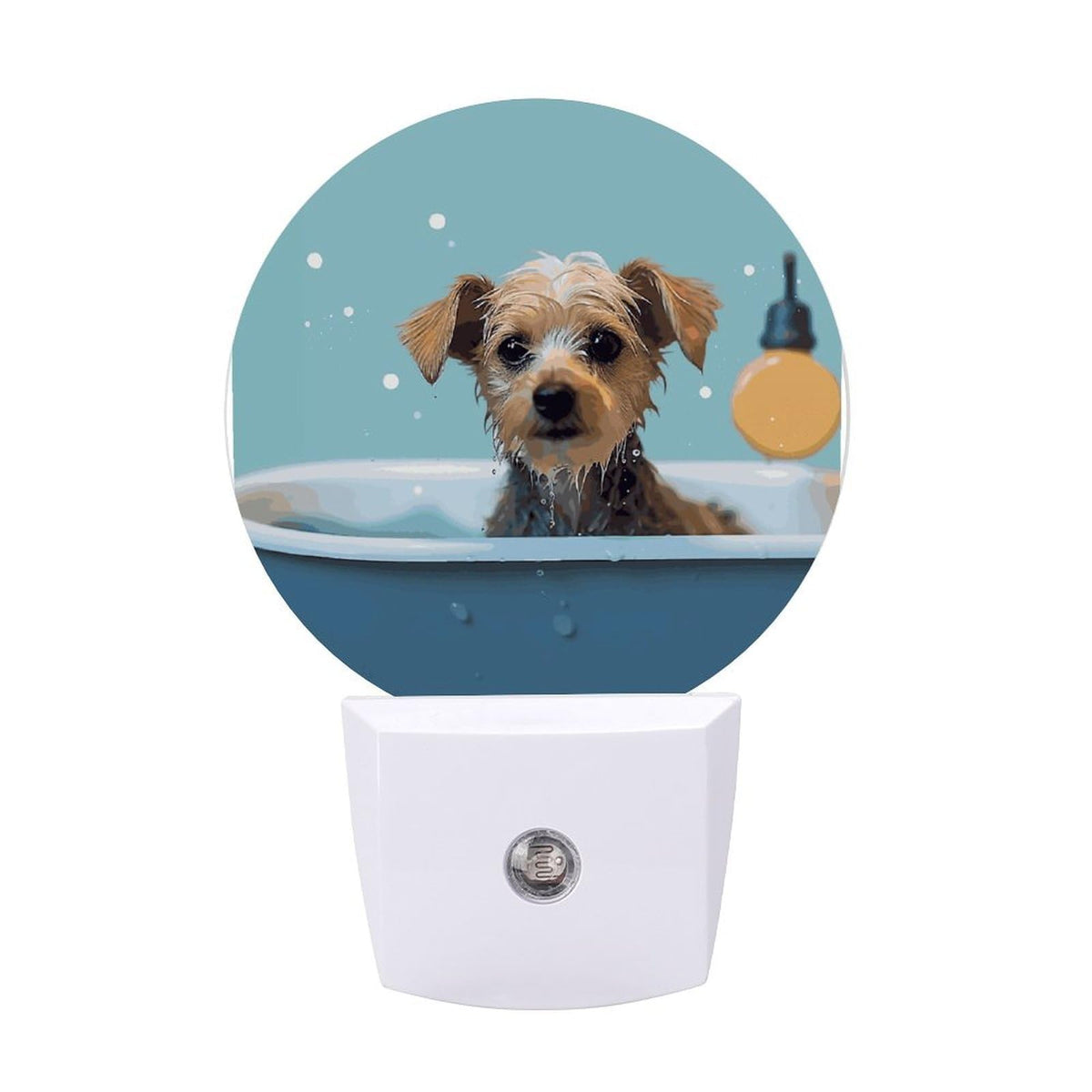 Dog in Bathtub Night Light Smart Sensor Z74011