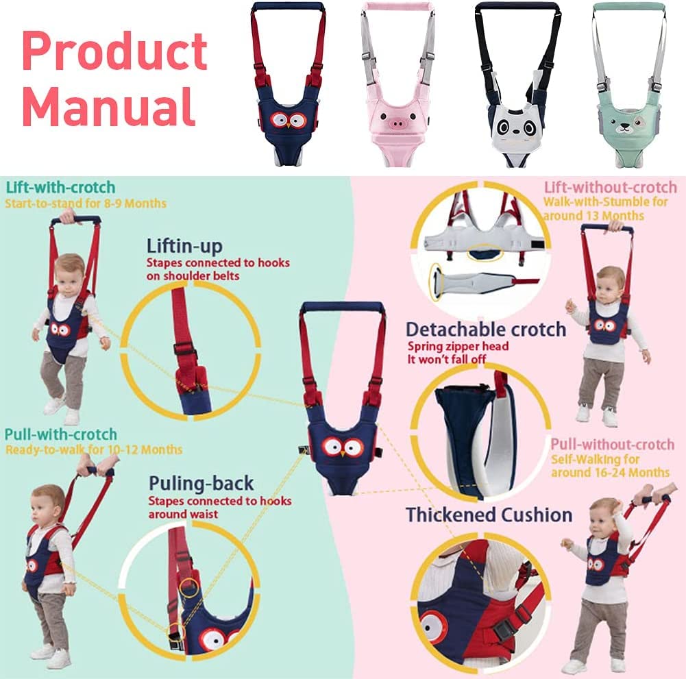 Adjustable Baby Walking Helper with Detachable Harness V930