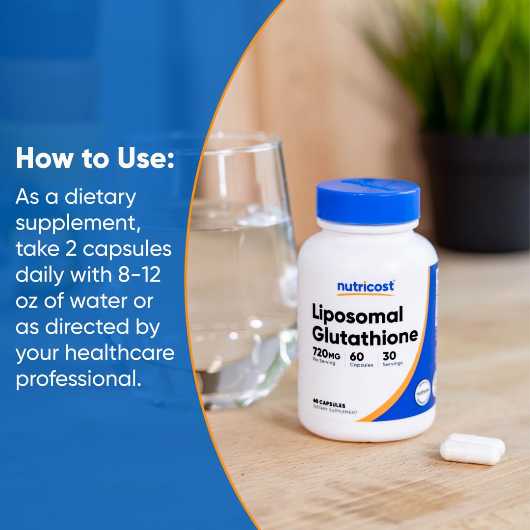 Liposomal Glutathione Supplement 60 Capsules H2142
