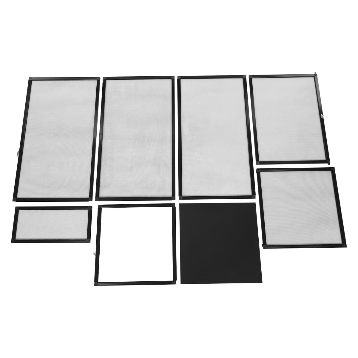 17.7"x17.7"x31.5" Foldable Aluminum Alloy Mesh Reptile Terrarium Y23633
