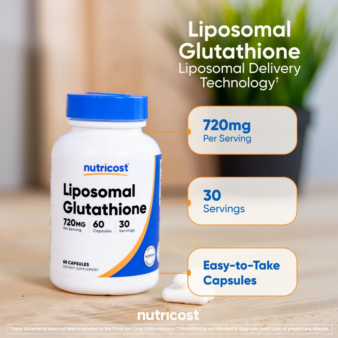Liposomal Glutathione Supplement 60 Capsules H2142
