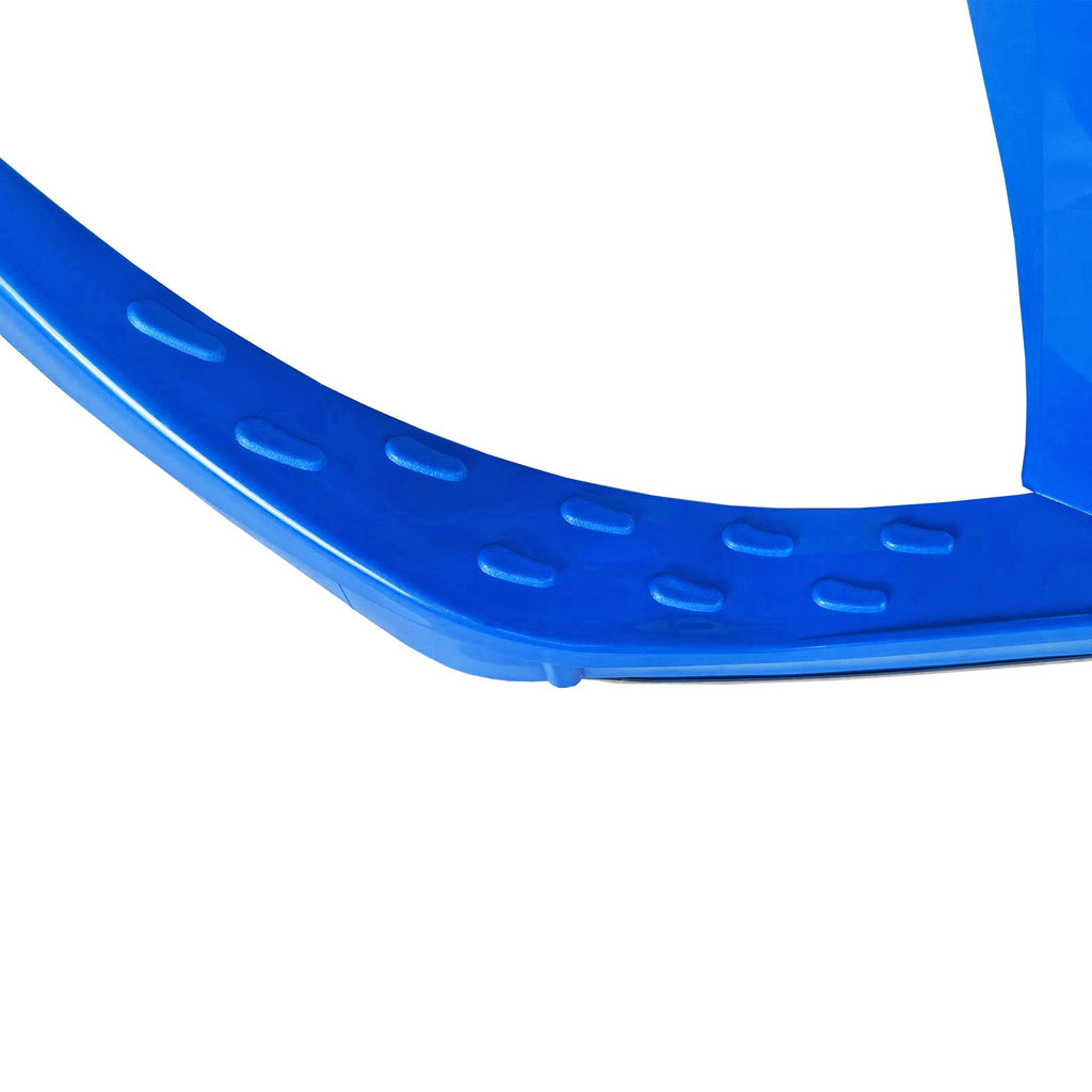 Snow Sled with Pull Rope, Backrest and Safety Belt A2616