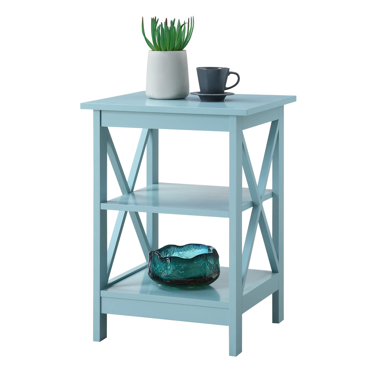 End Table with Shelves A298