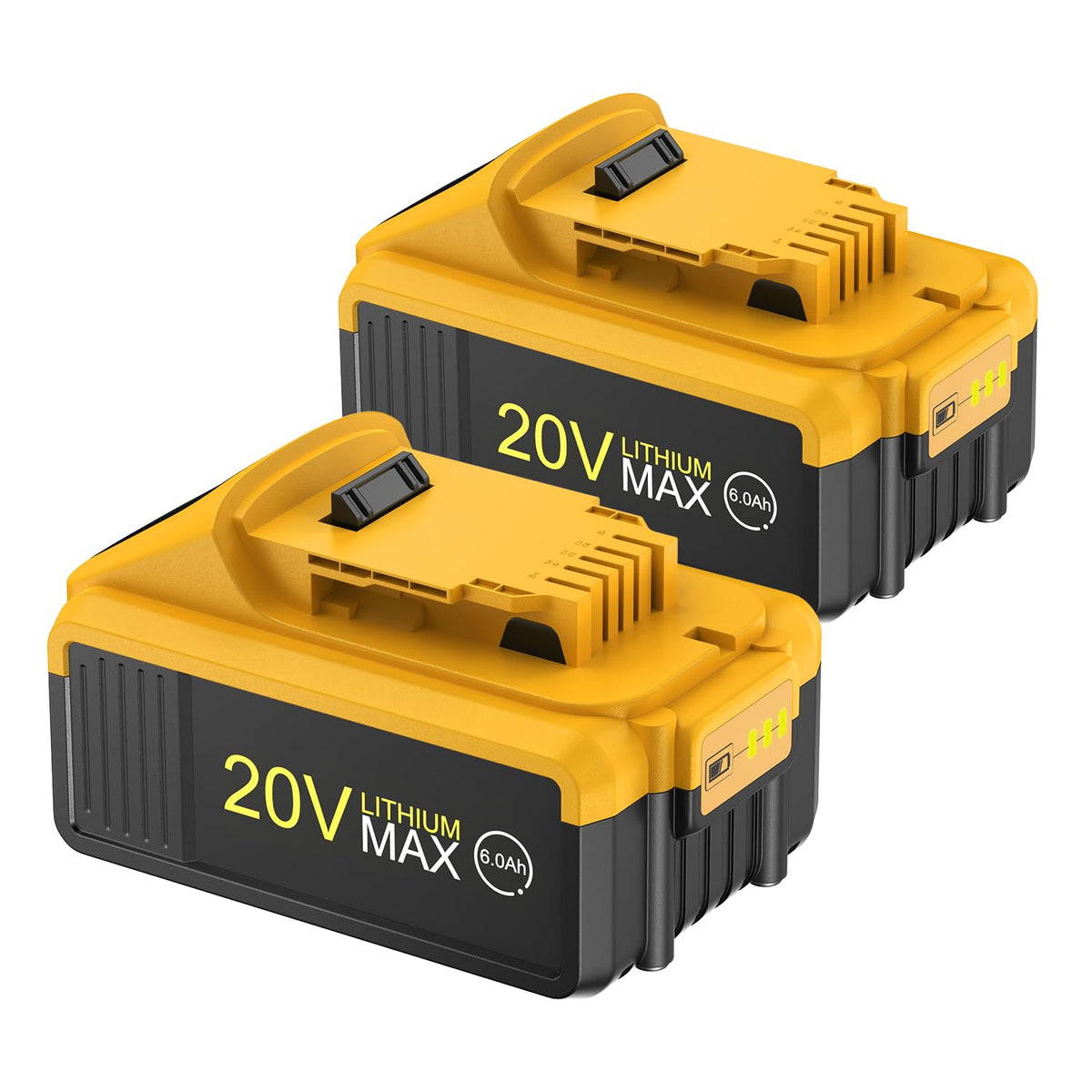 2-Pack 6.0Ah 20V Max Lithium-ion Batteries T648090