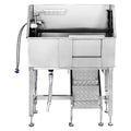 34" Stainless Steel Dog Grooming Tub with Stairs A2151