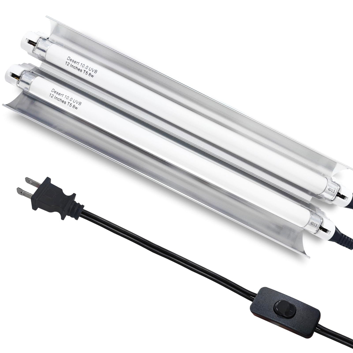 16 Watts 12 Inches T5 10.0 UVB Reptile Light Fixture P823