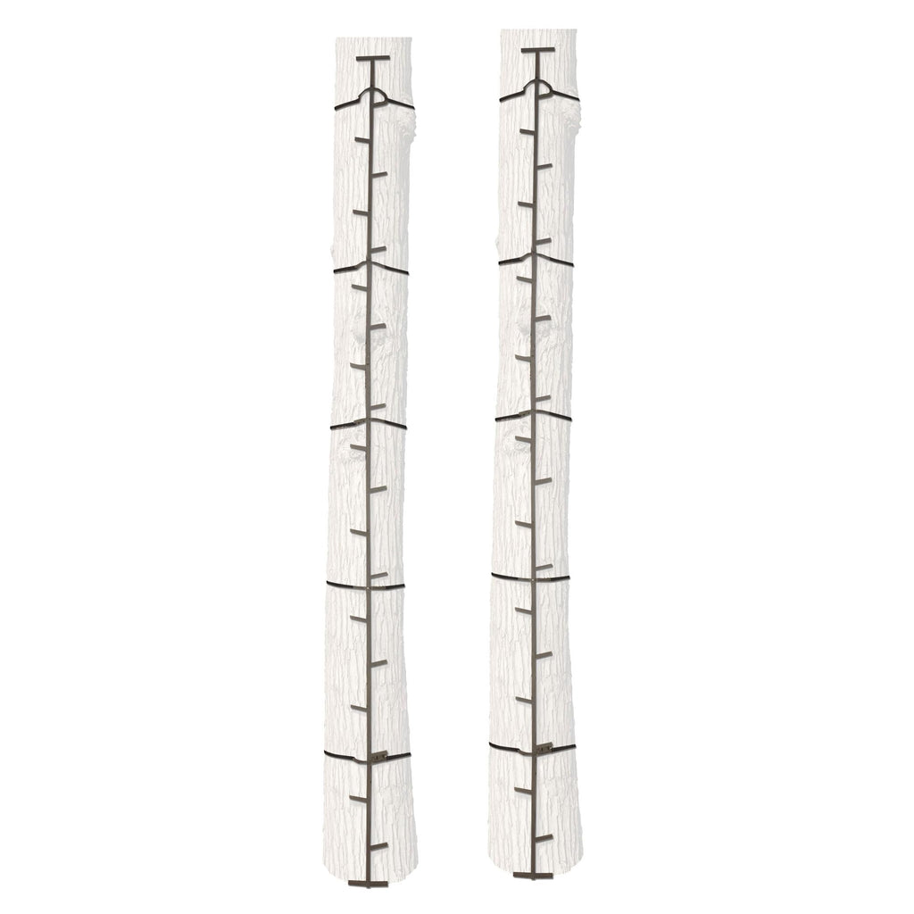 20 Feet Tall Steel Tree Climbing System (2 Pack) F6604