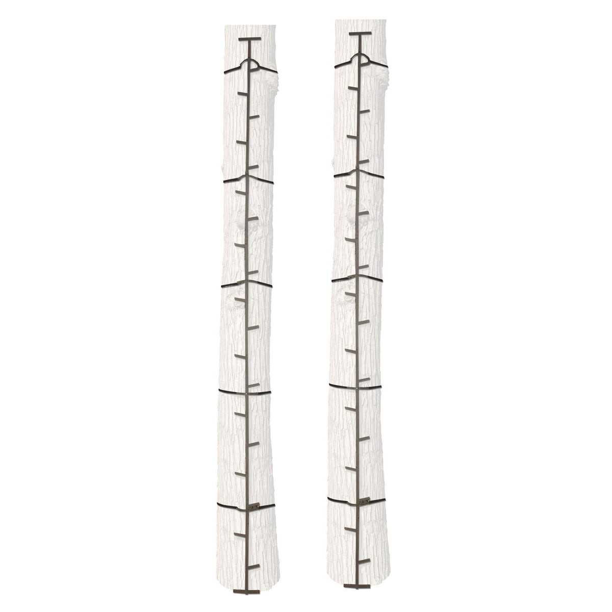 20 Feet Tall Steel Tree Climbing System (2 Pack) F6604