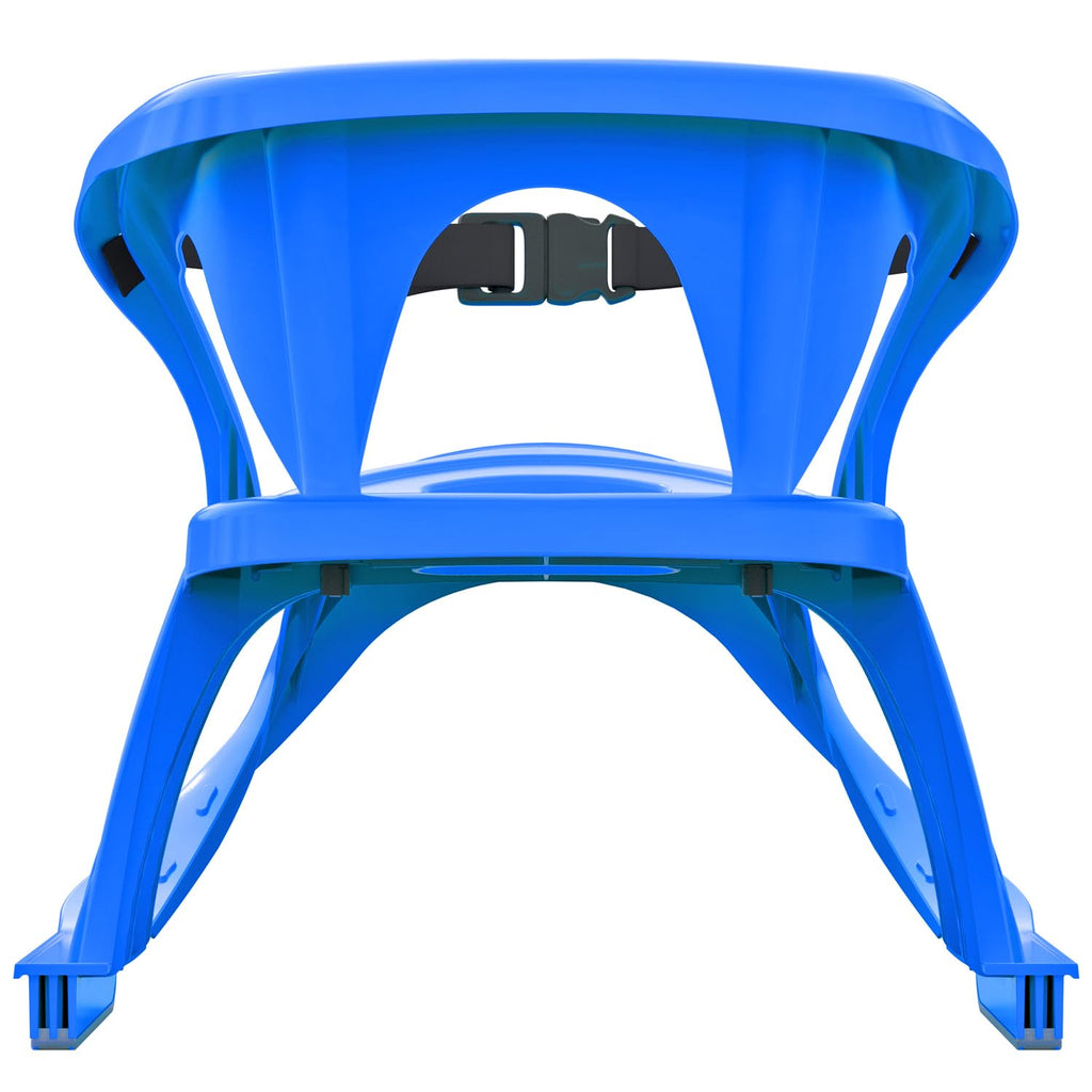 Snow Sled with Pull Rope, Backrest and Safety Belt A2616