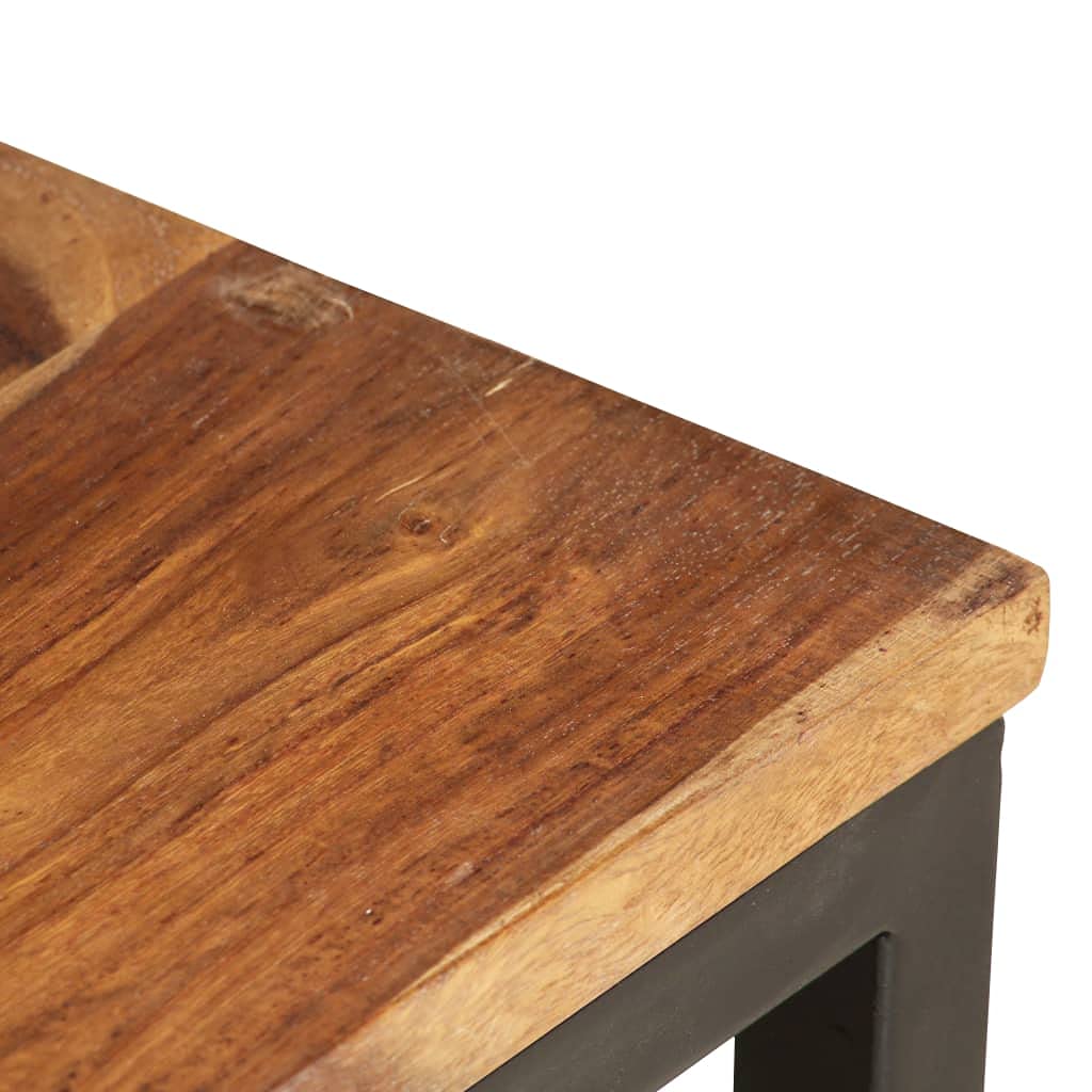 2 pcs Square Wood Nesting Tables K76816