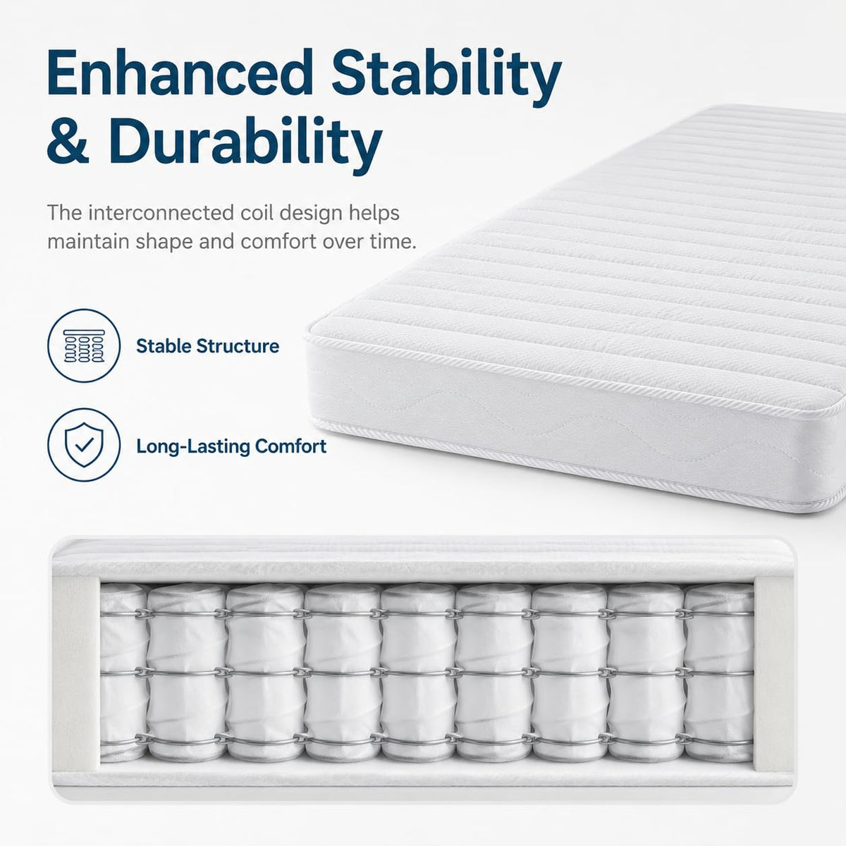 5 Inch Medium Firm Gel Memory Foam Mattress L60697