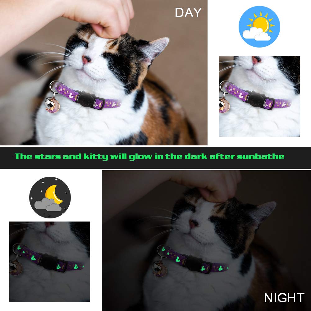 Breakaway Cat Collar with Bells 4PCS Z72641