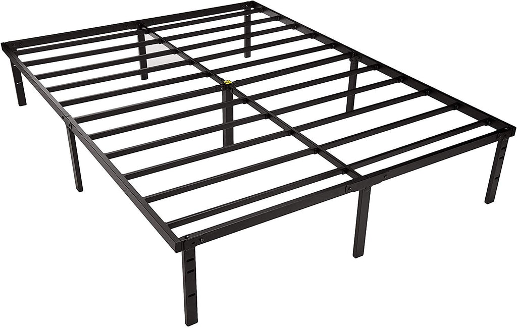 Queen Size Black Steel Platform Bed Frame H5792