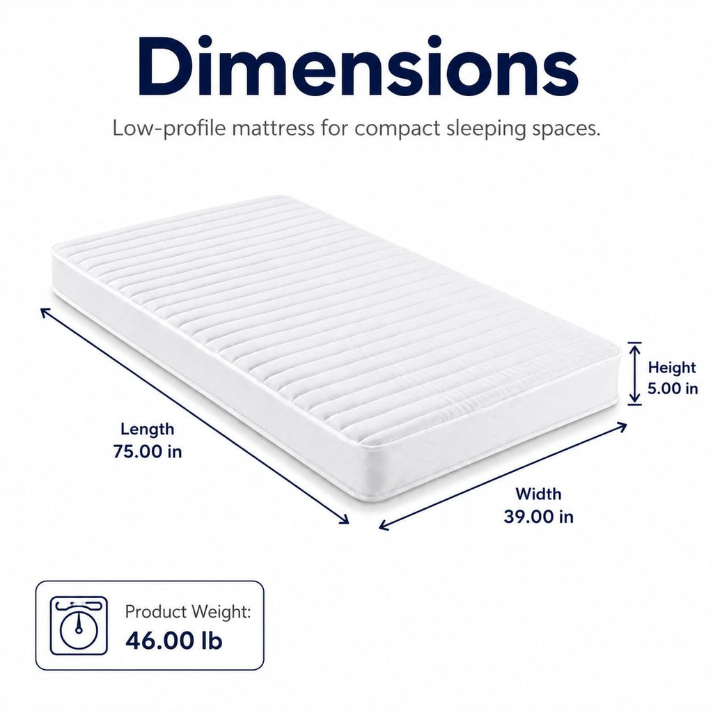 5 Inch Medium Firm Gel Memory Foam Mattress L60697