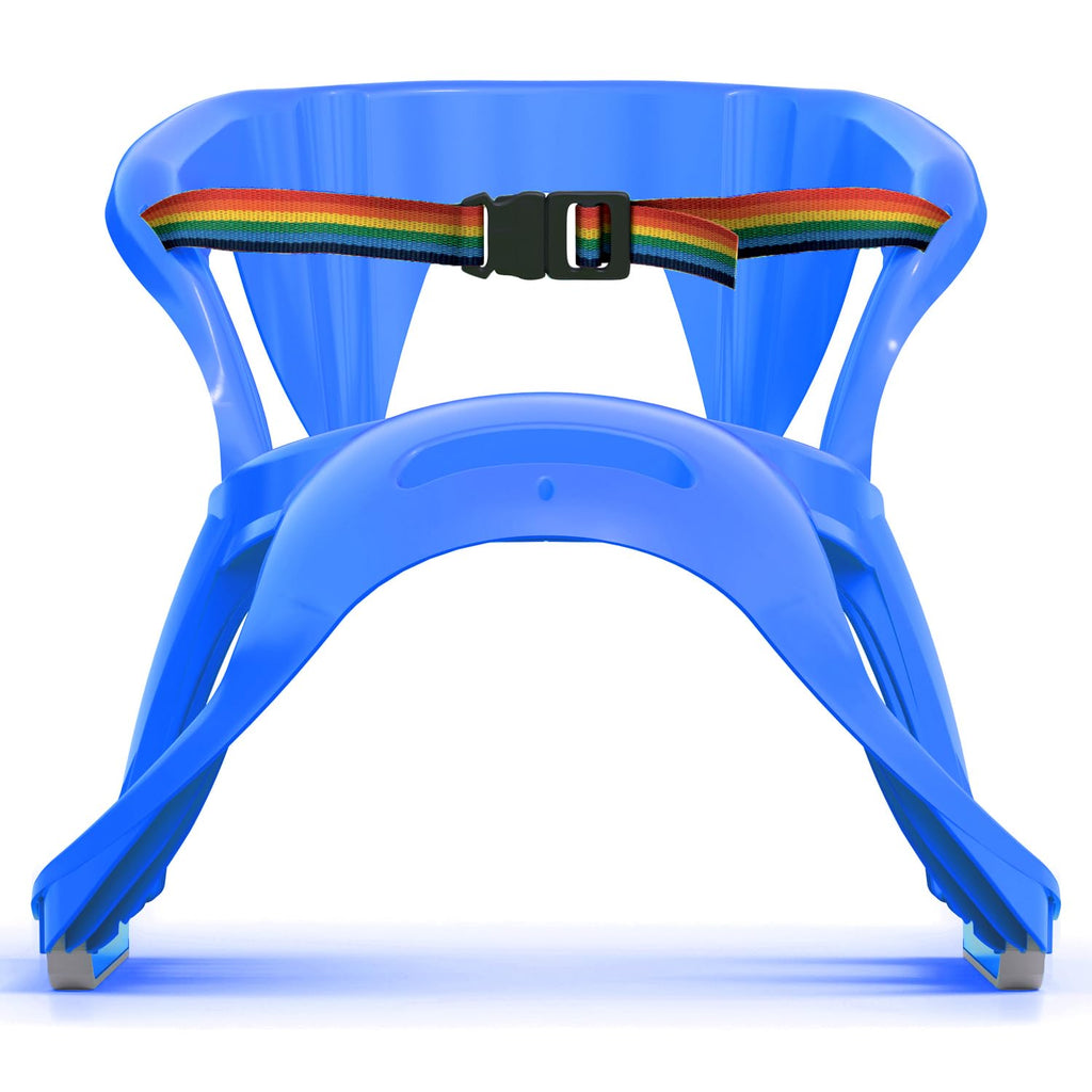 Snow Sled with Pull Rope, Backrest and Safety Belt A2616