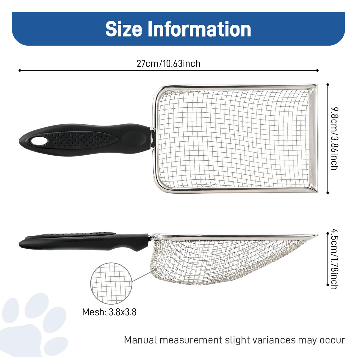 Stainless Steel Cat Litter Scoop O164