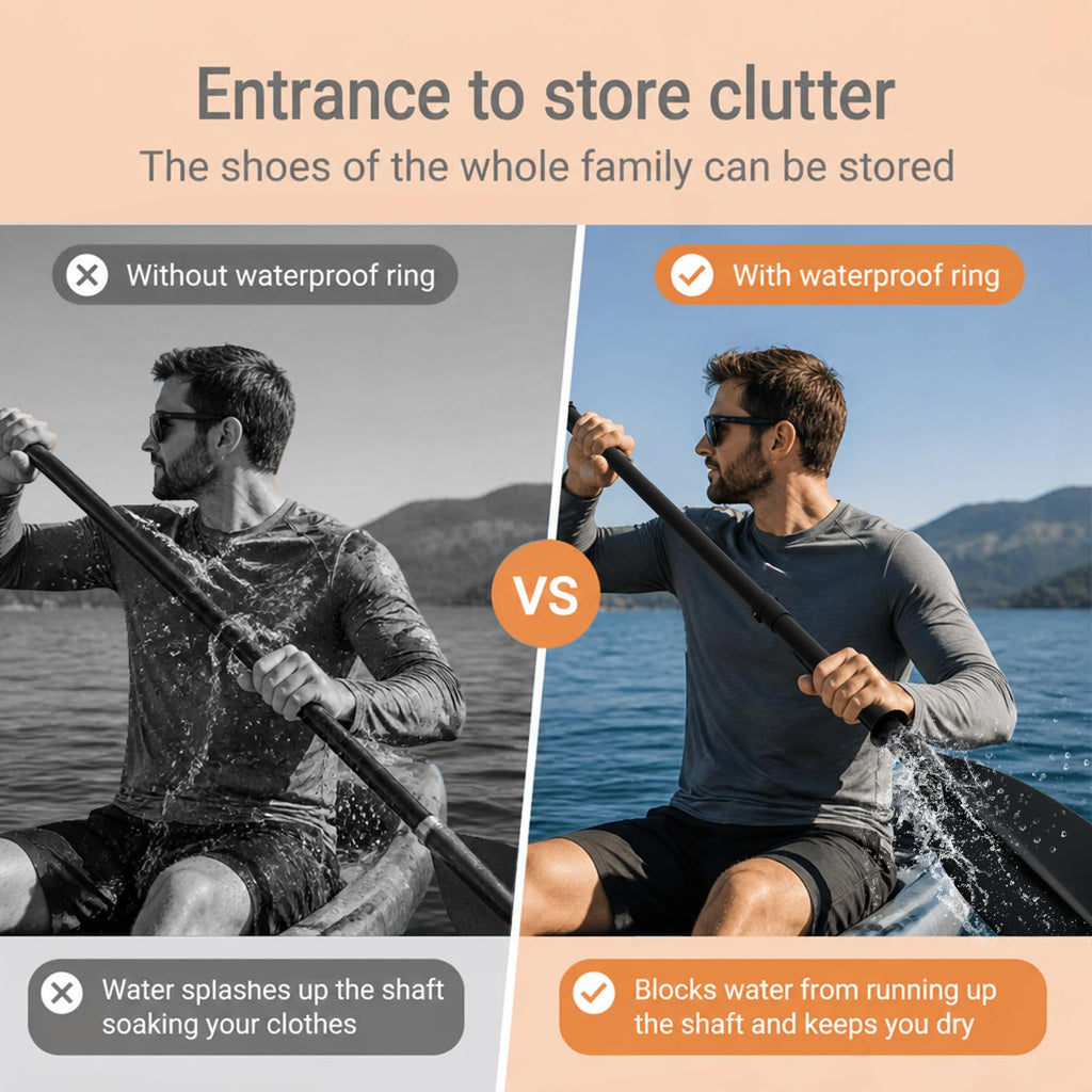 Heavy Duty Portable Kayak Paddle with Non-Slip Grip R344263