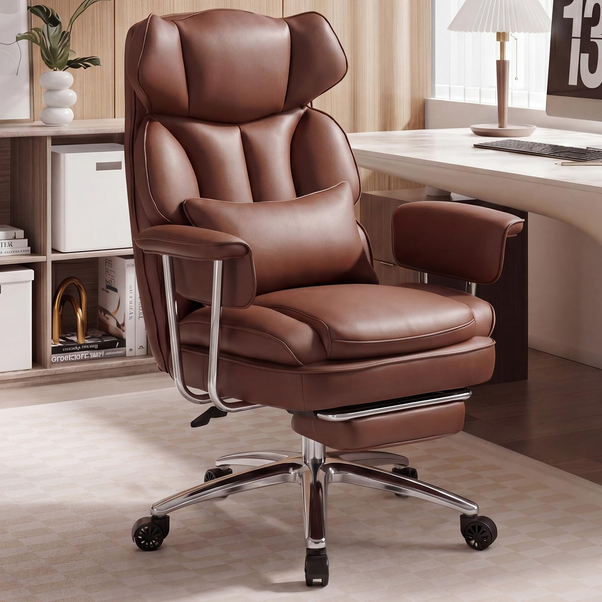 Big and Tall Executive Chair with Foot Rest D819085
