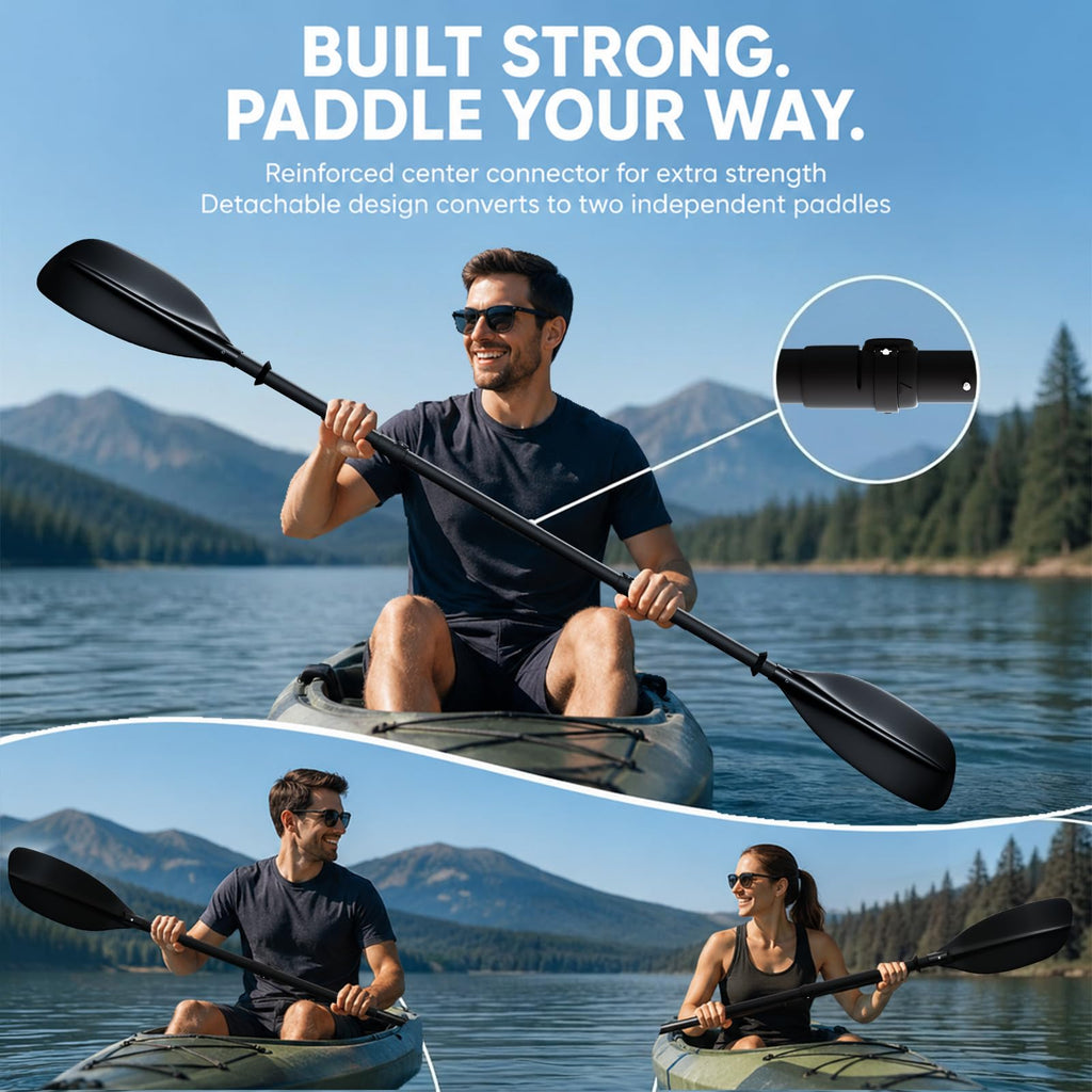 Heavy Duty Portable Kayak Paddle with Non-Slip Grip R344263