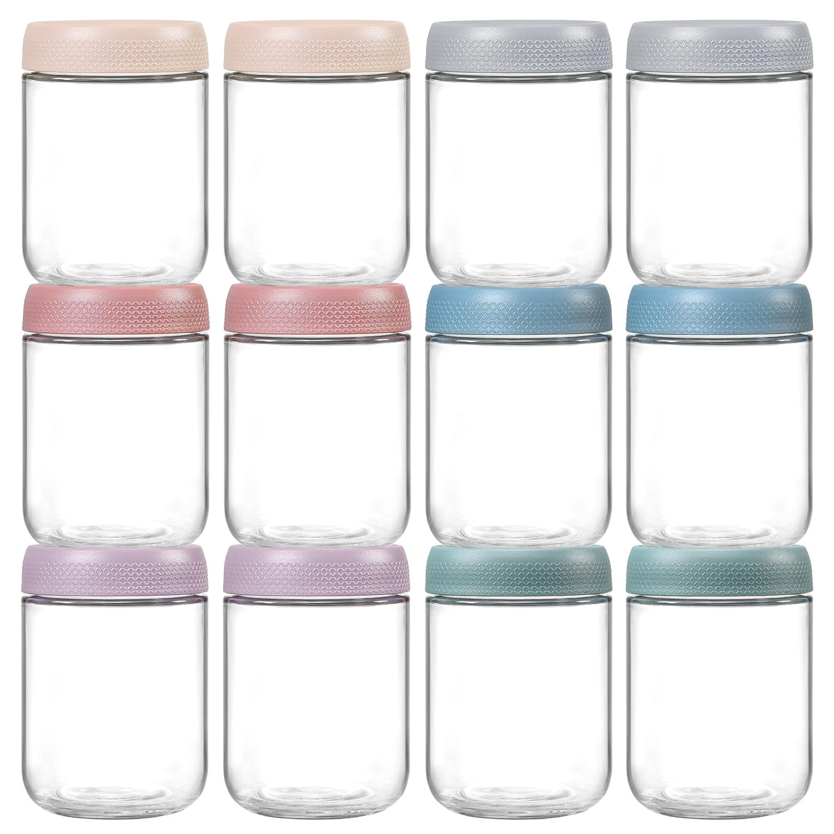 16oz Glass Jars with Airtight Lids S173