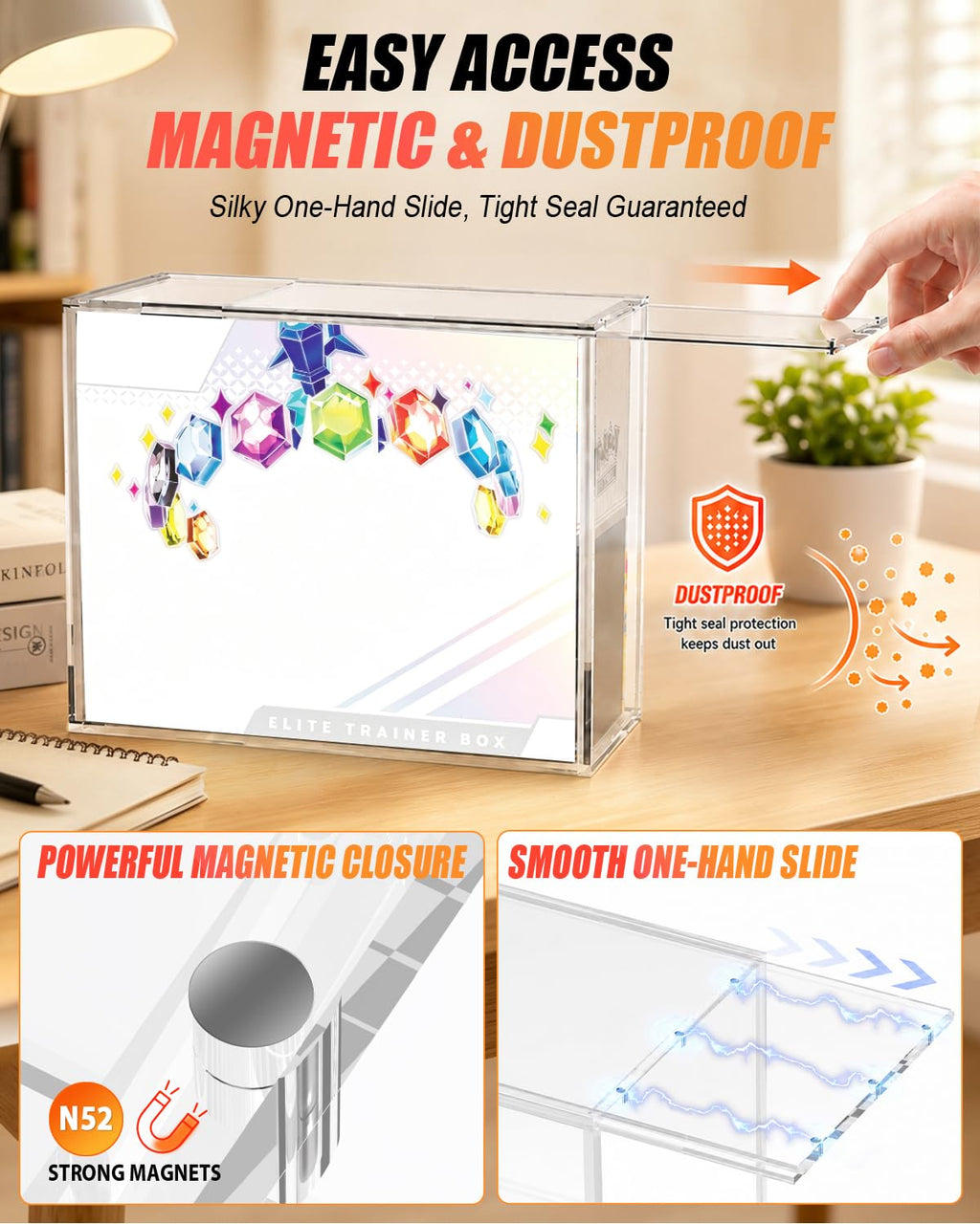 Acrylic ETB Protector Case 3 Pack V651030