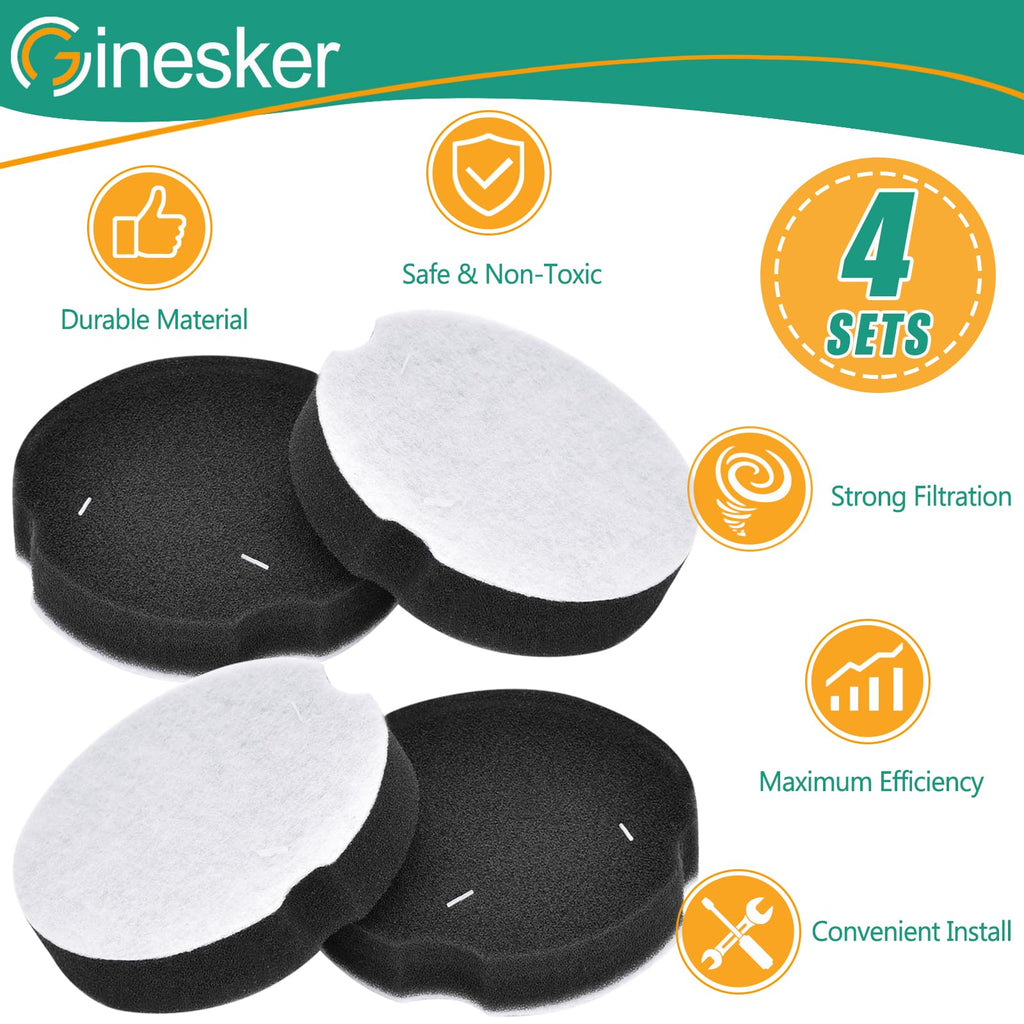 4 Pack Replacement Filters for Upright Vacuum Cleaner I419