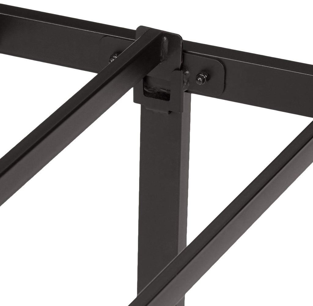 Queen Size Black Steel Platform Bed Frame H5792