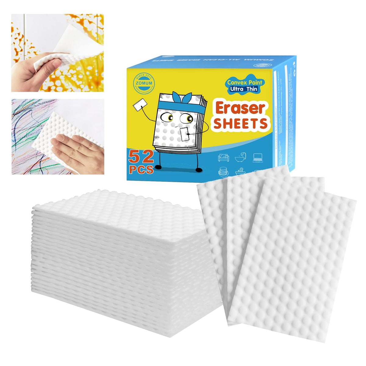 52 PCS Magic Sponge Eraser Sheets S437