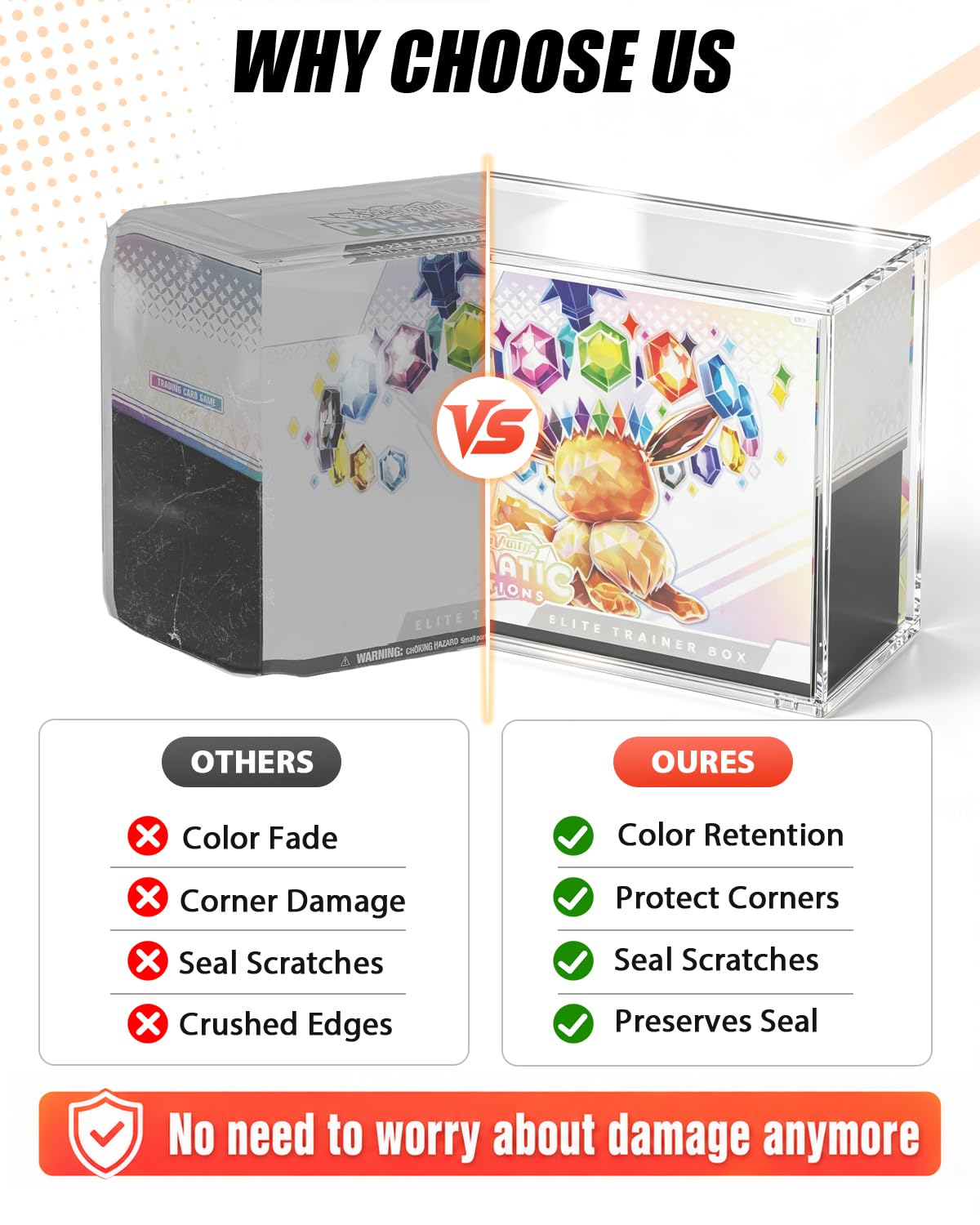 Acrylic ETB Protector Case 3 Pack V651030