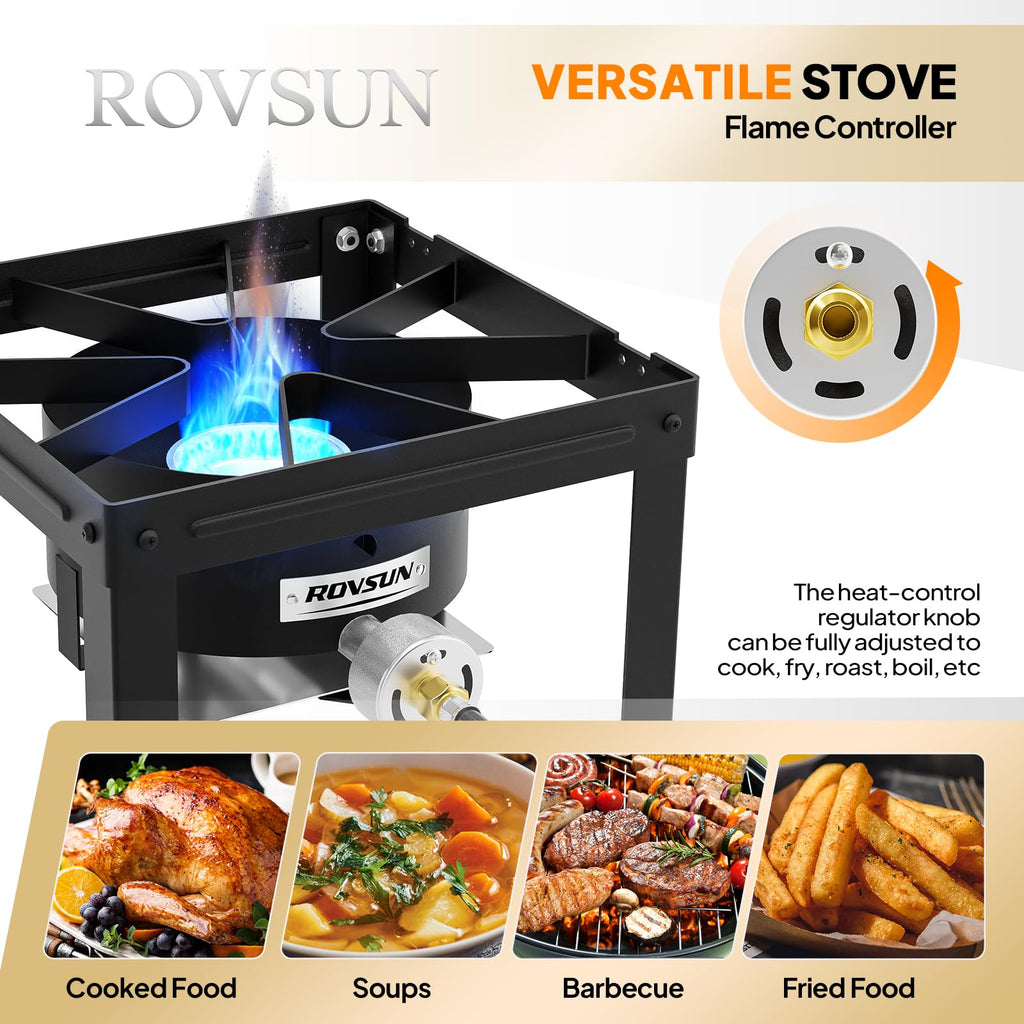 Portable Single Burner Propane Camp Stove O177794