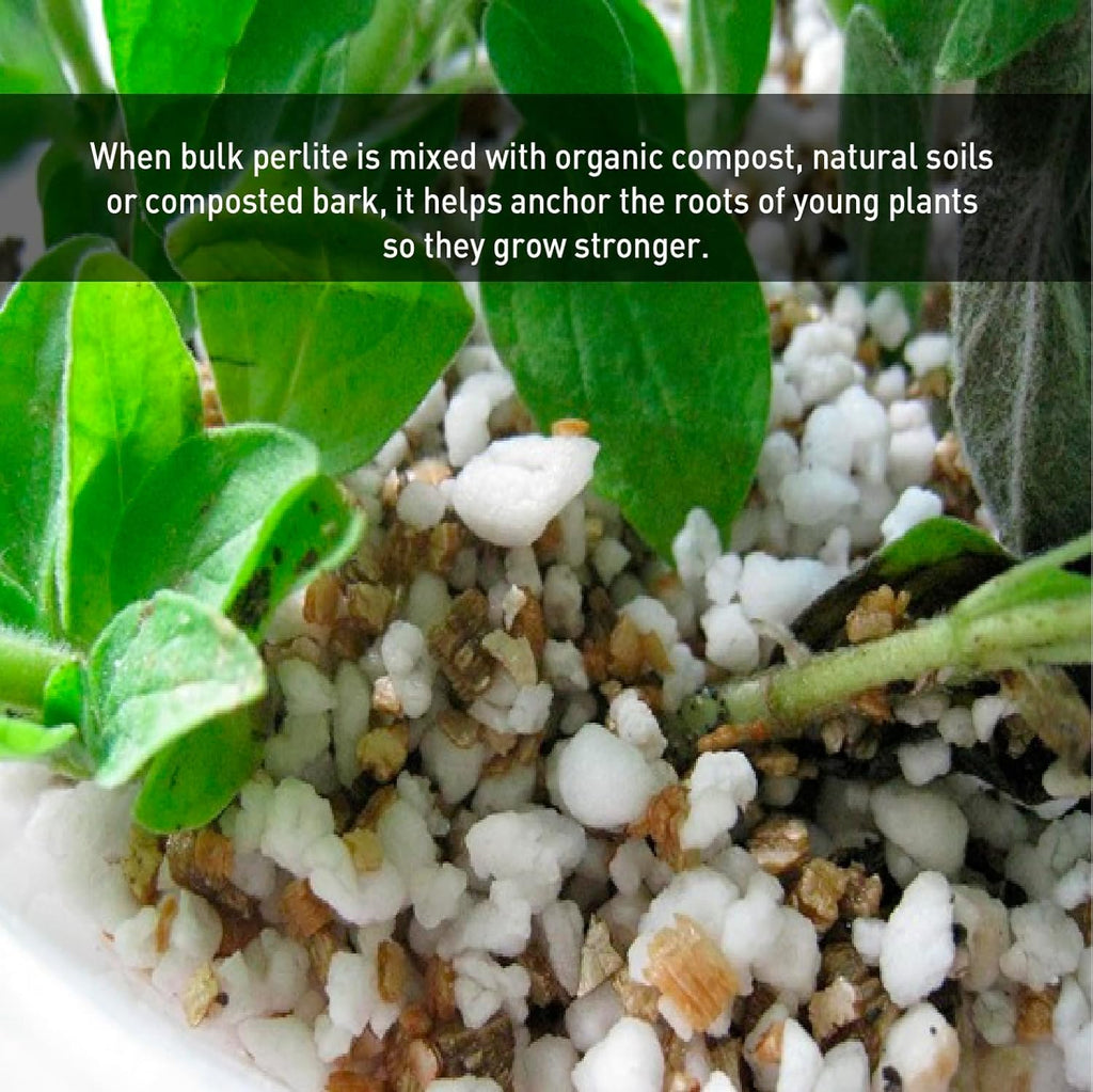 Perlite Horticultural Medium Grade Soil Additive 4 Cubic Feet 1 Bag W862916