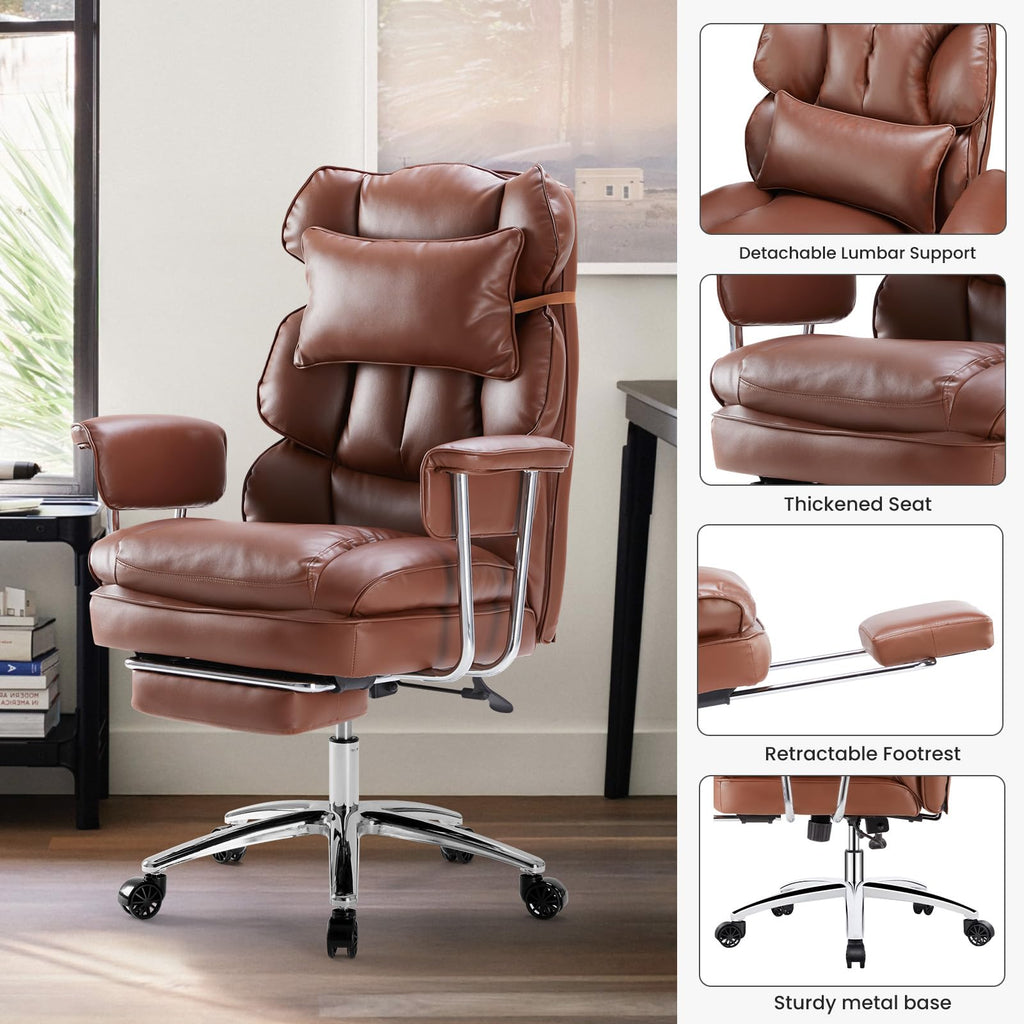 Big and Tall Executive Chair with Foot Rest D819085