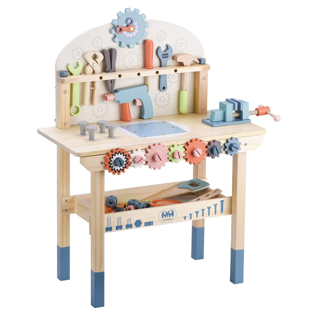 Wooden Kids Tool Bench with Tools Set E12593
