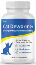 Dewormer Chewables for Cats and Kittens, 25 Chews E2694