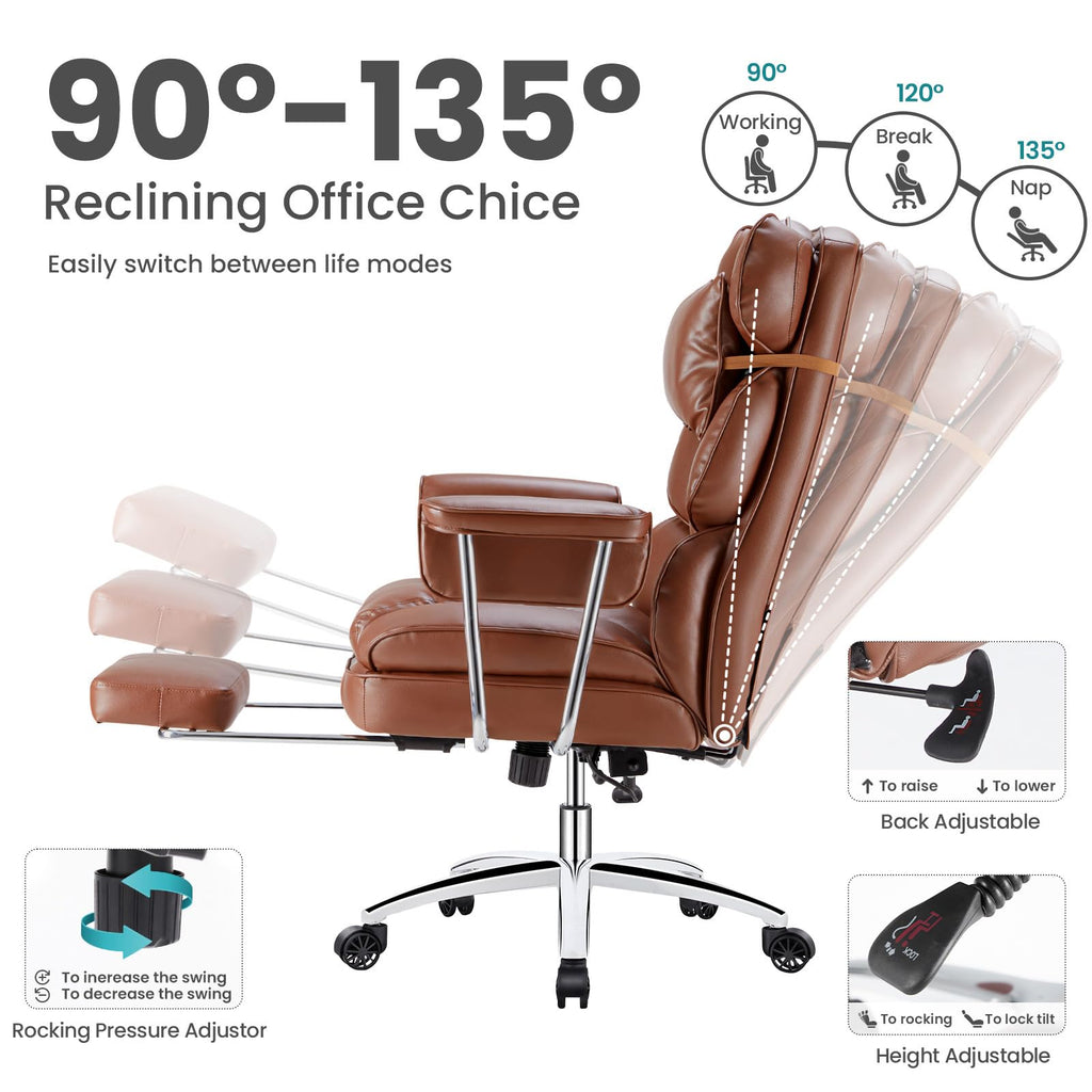Big and Tall Executive Chair with Foot Rest D819085