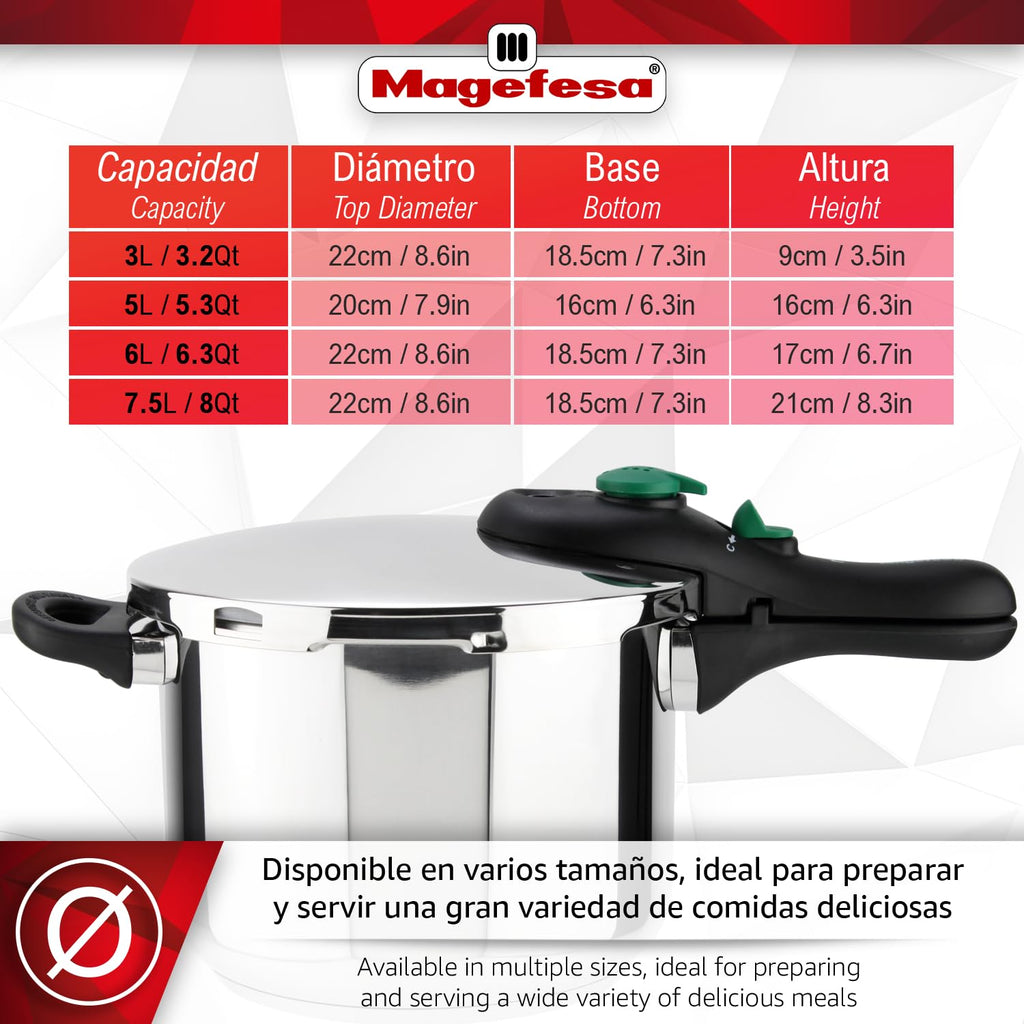 Fast Pressure Cooker 3 + 6 L R8551