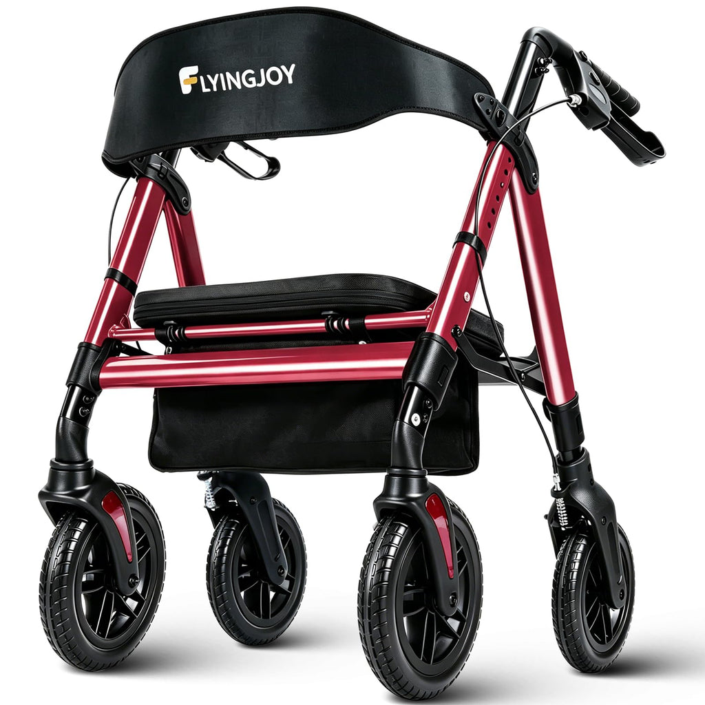 Heavy-Duty Bariatric Rollator Walker with Seat T529516