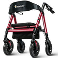 Heavy-Duty Bariatric Rollator Walker with Seat T529516
