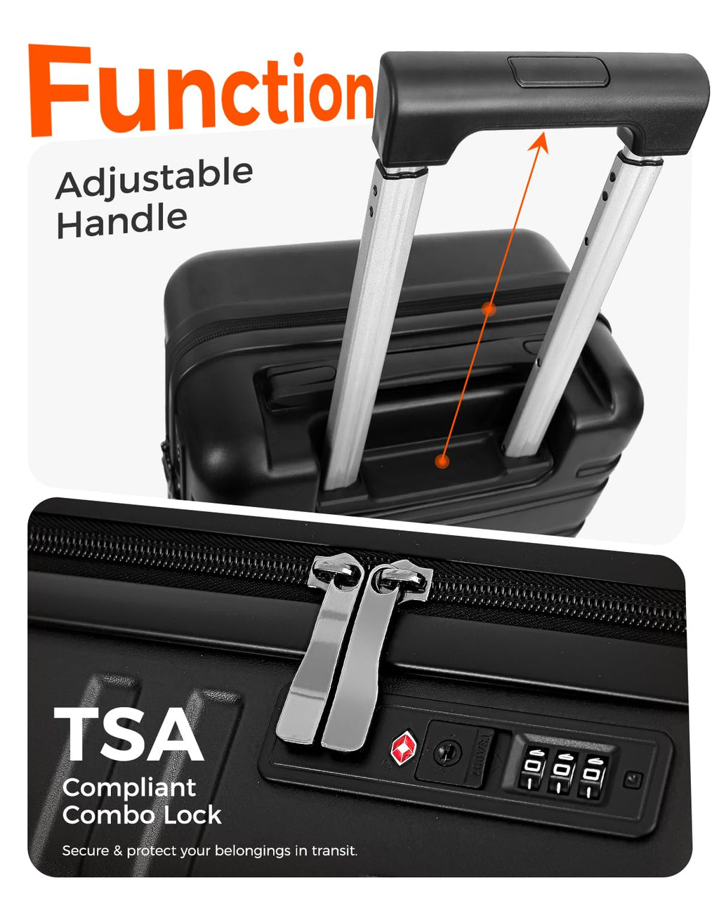 16 Inch Underseat Carry On Luggage U646146