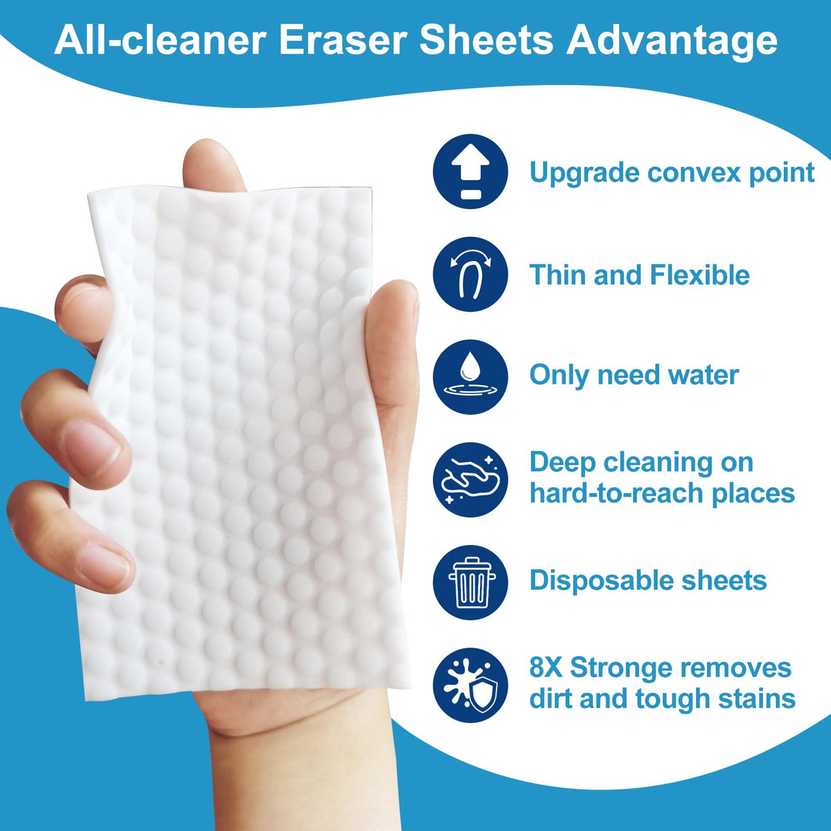 52 PCS Magic Sponge Eraser Sheets S437