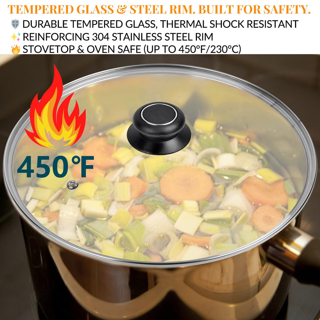 12 Inch Tempered Glass Lid O54763