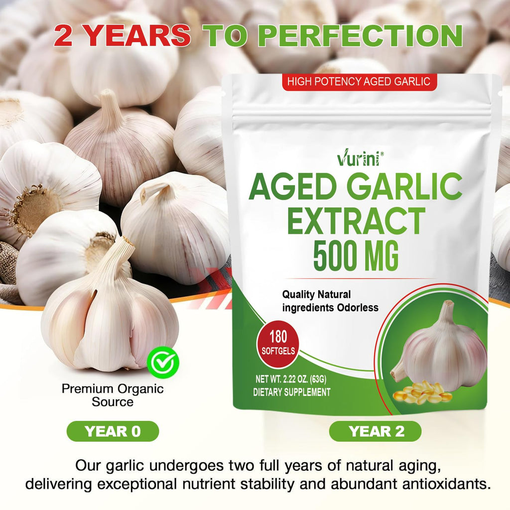 Aged Garlic Extract Capsules, 300 Softgels F58556