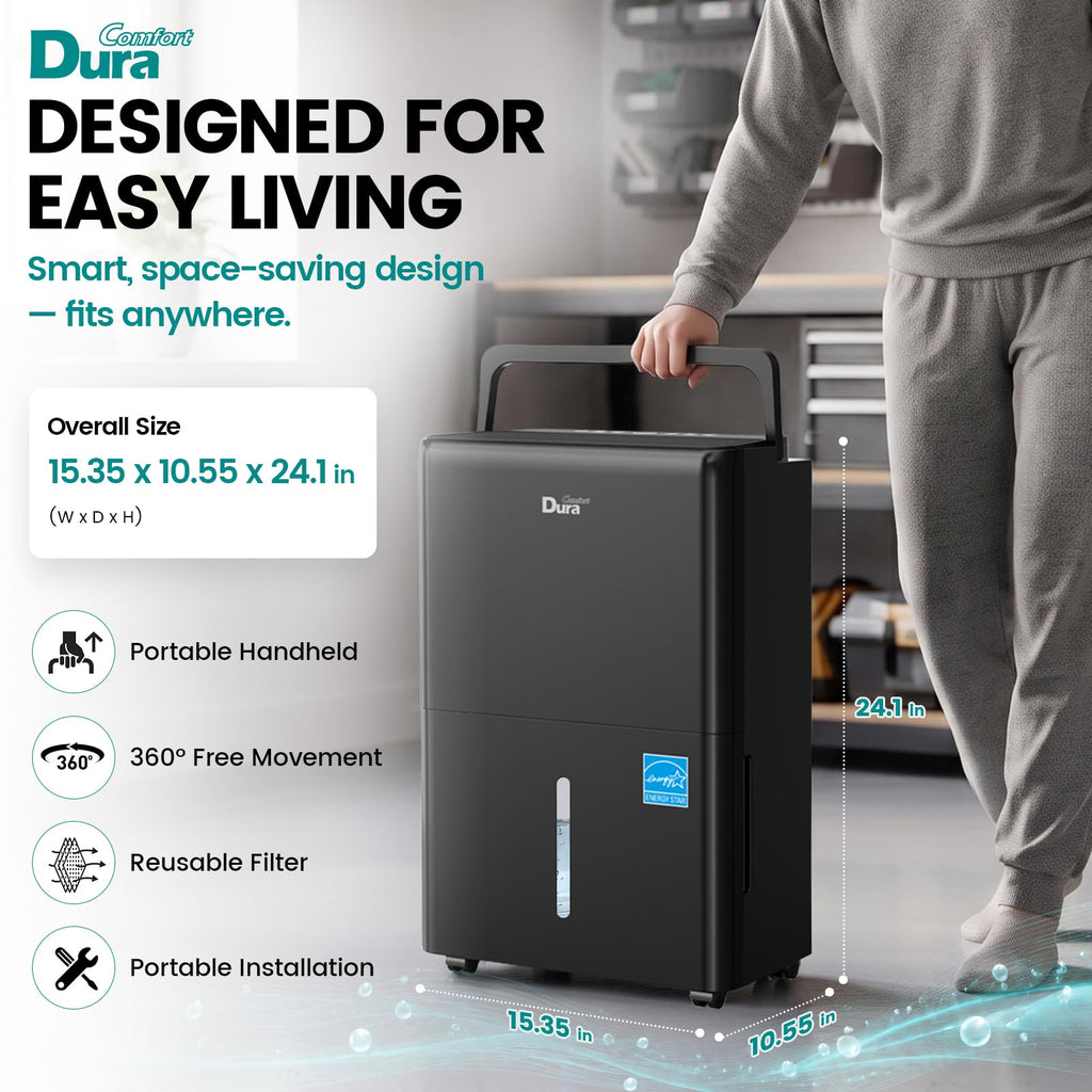 50 Pint Dehumidifier with Drain Hose S4551