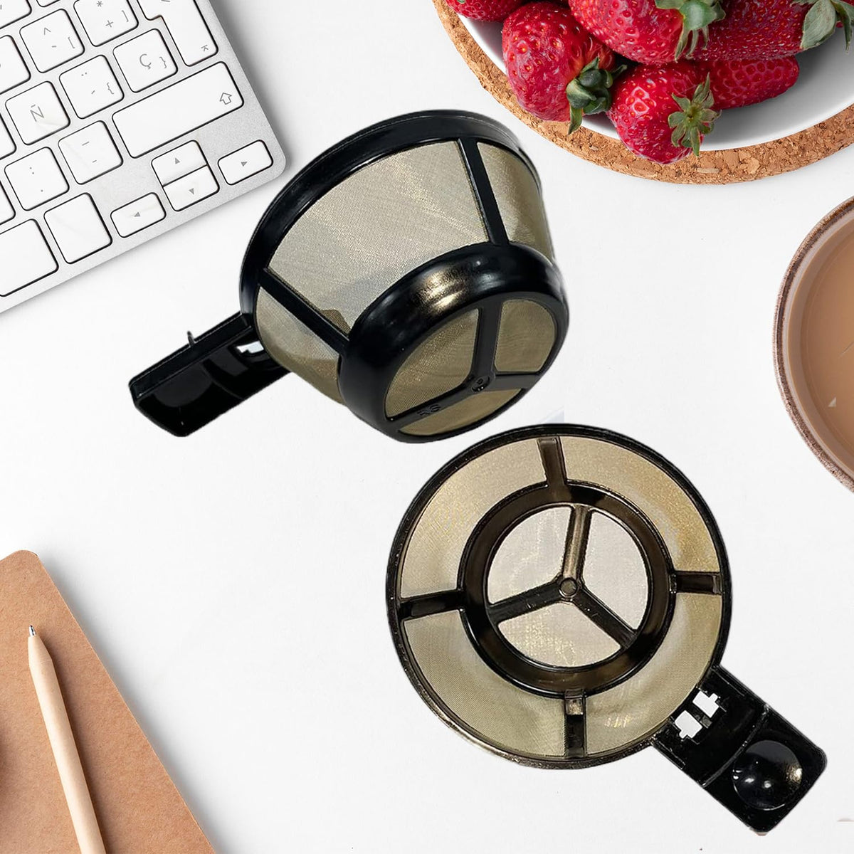 Reusable Coffee Basket Filter 2PCS F520