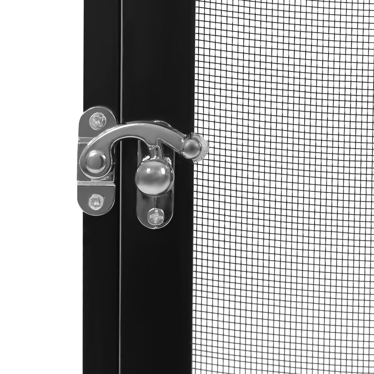 17.7"x17.7"x31.5" Foldable Aluminum Alloy Mesh Reptile Terrarium Y23633
