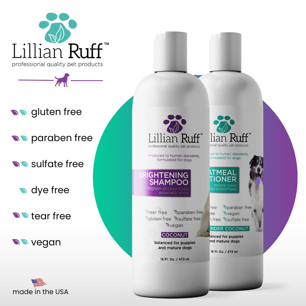 Brightening Shampoo & Oatmeal Conditioner Set for Dogs N559111