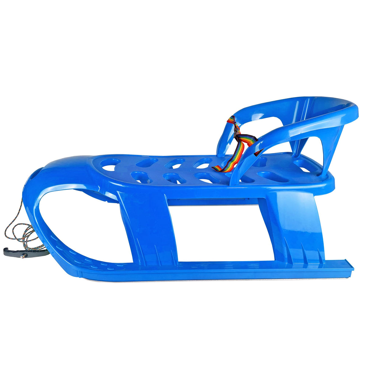 Snow Sled with Pull Rope, Backrest and Safety Belt A2616