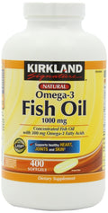 Fish Oil 1000 mg 400 Softgels 3 Pack B20630